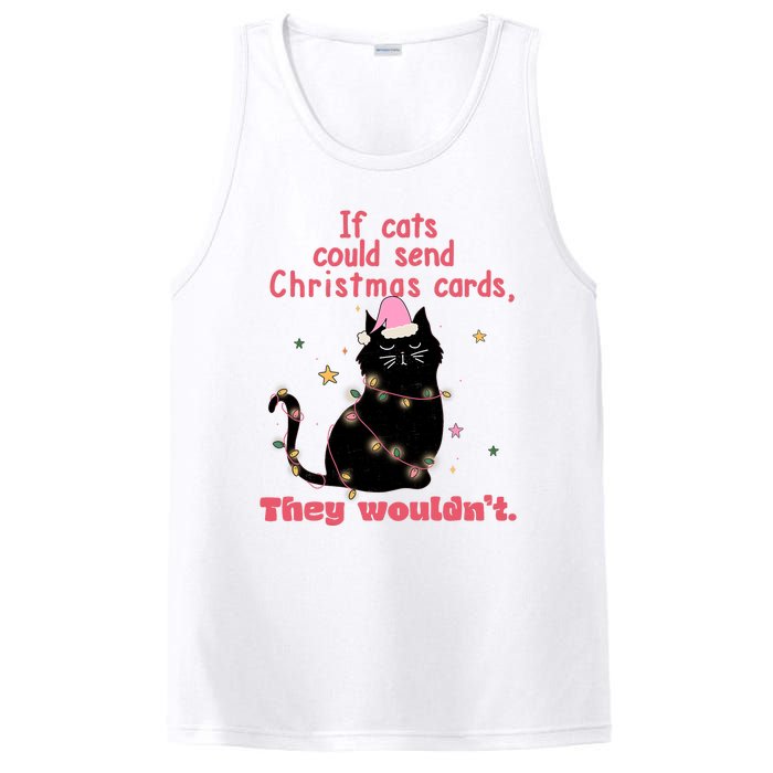 If Cats Could Send Christmas Cards They WouldnT Funny Cat PosiCharge Competitor Tank