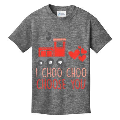 I Choo Choo Choose You Valentines Day Train Kids T-Shirt