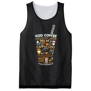 Iced Coffee Cup Coffee Lover But First Coffee Espresso Latte Mesh Reversible Basketball Jersey Tank