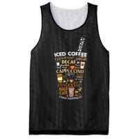 Iced Coffee Cup Coffee Lover But First Coffee Espresso Latte Mesh Reversible Basketball Jersey Tank