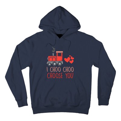 I Choo Choo Choose You Valentines Day Train Boy Hoodie