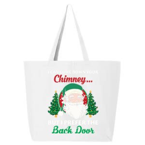 I Can Come Down Your Chimney Funny Dirty Santa Jokes Adult Cool Gift 25L Jumbo Tote