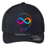 Internet Computer Cryptocurrency Logo Flexfit Unipanel Trucker Cap