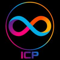Internet Computer Cryptocurrency Logo Backpack