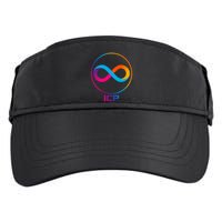 Internet Computer Cryptocurrency Logo Adult Drive Performance Visor
