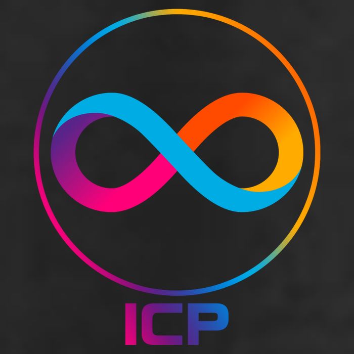 Internet Computer Cryptocurrency Logo Adult Drive Performance Visor