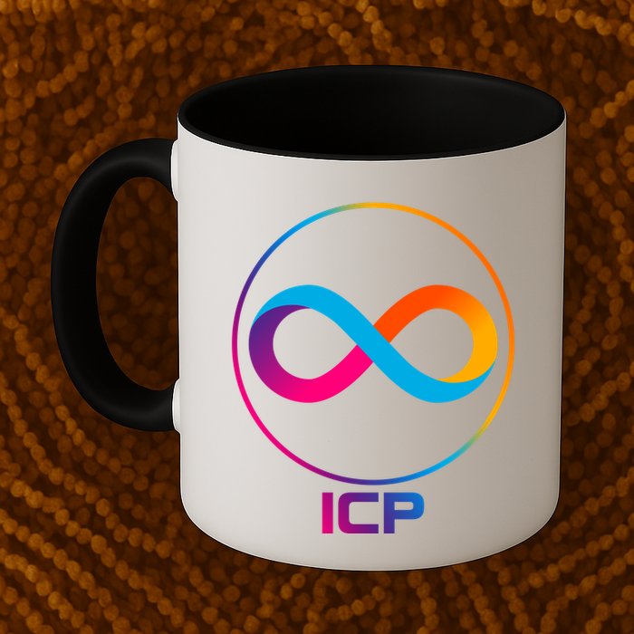 Internet Computer Cryptocurrency Logo Mug