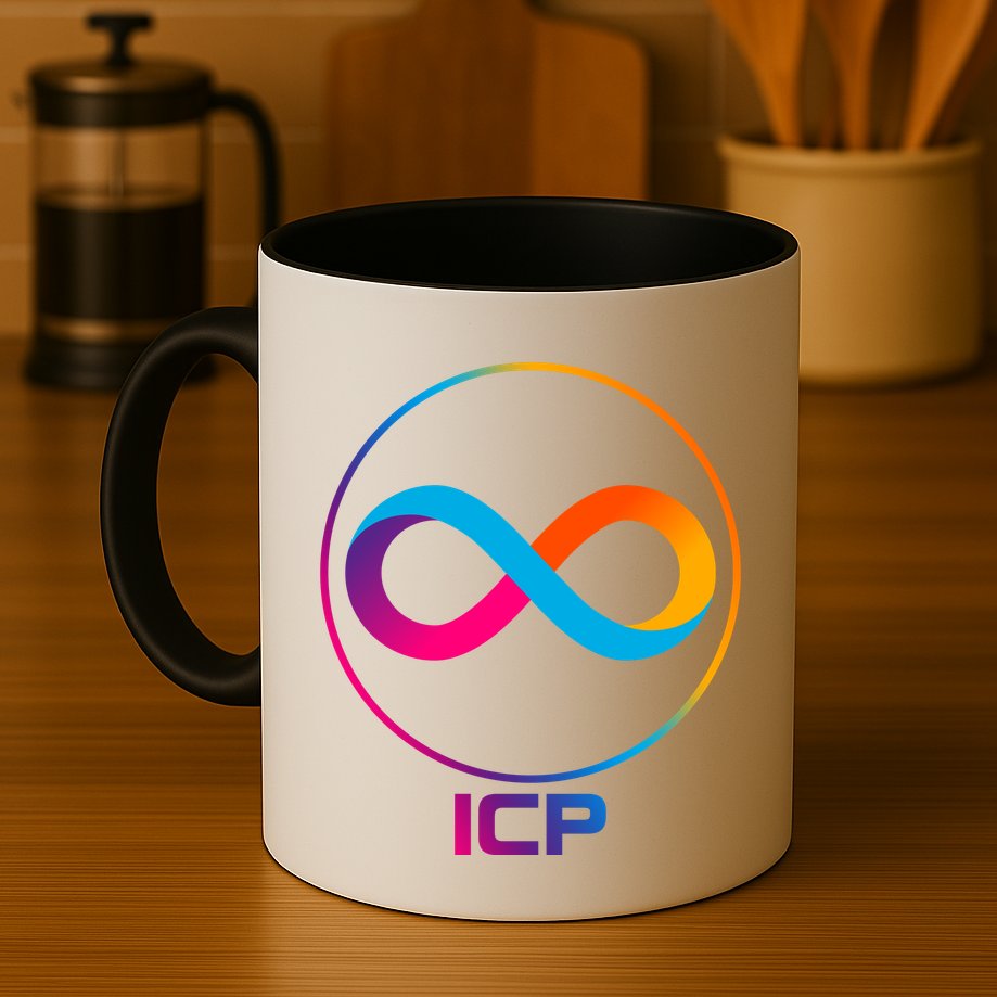 Internet Computer Cryptocurrency Logo Mug