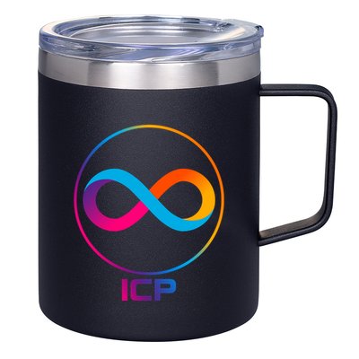 Internet Computer Cryptocurrency Logo 12oz Stainless Steel Coffee Mug