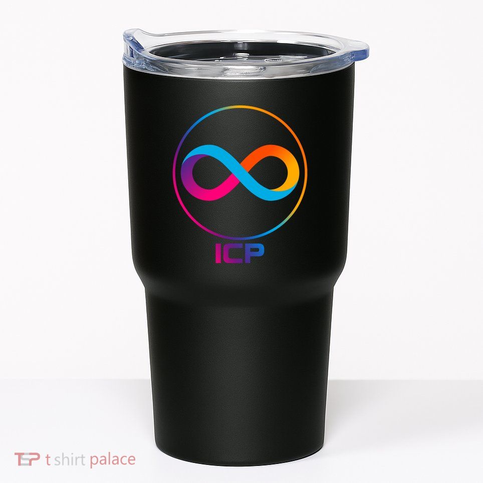 Internet Computer Cryptocurrency Logo Tumbler