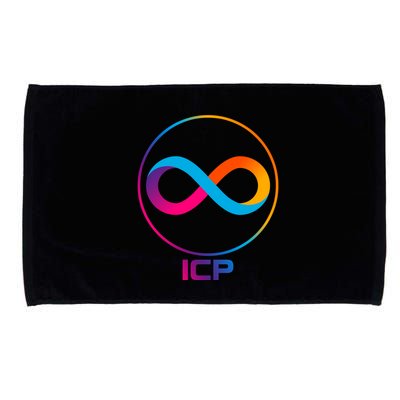 Internet Computer Cryptocurrency Logo Microfiber Hand Towel