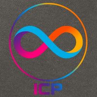 Internet Computer Cryptocurrency Logo Cotton Canvas Backpack