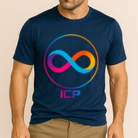 Internet Computer Cryptocurrency Logo Performance Shirt