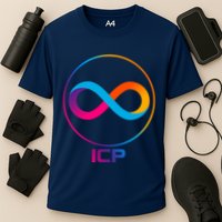 Internet Computer Cryptocurrency Logo Performance Shirt