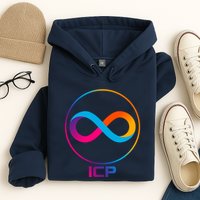 Internet Computer Cryptocurrency Logo Hoodie