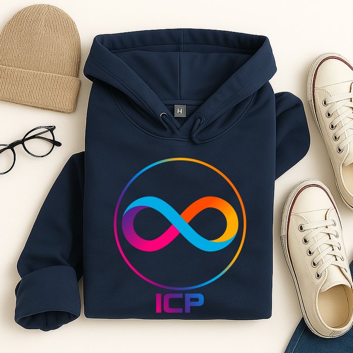 Internet Computer Cryptocurrency Logo Hoodie