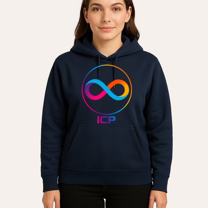 Internet Computer Cryptocurrency Logo Hoodie
