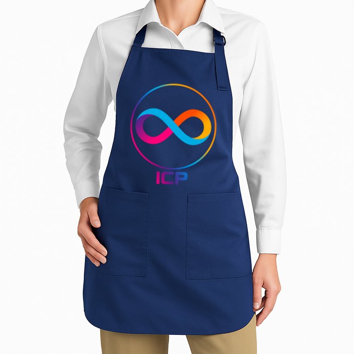 Internet Computer Cryptocurrency Logo Apron
