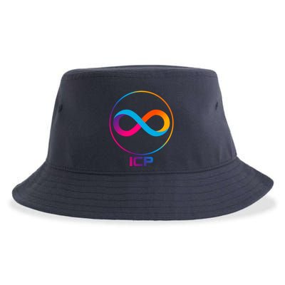 Internet Computer Cryptocurrency Logo Sustainable Bucket Hat