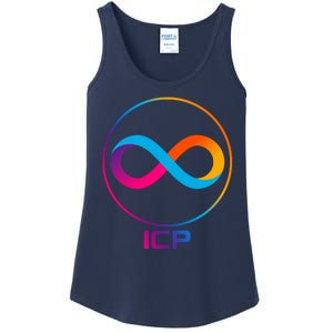 Internet Computer Cryptocurrency Logo Ladies Essential Tank