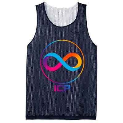 Internet Computer Cryptocurrency Logo Mesh Reversible Basketball Jersey Tank