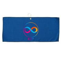 Internet Computer Cryptocurrency Logo Large Microfiber Waffle Golf Towel