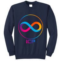 Internet Computer Cryptocurrency Logo Tall Sweatshirt