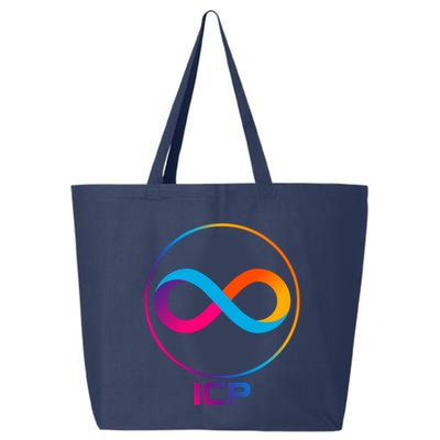 Internet Computer Cryptocurrency Logo 25L Jumbo Tote
