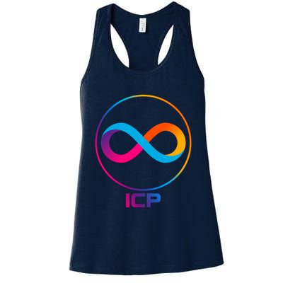 Internet Computer Cryptocurrency Logo Womens Tank Top