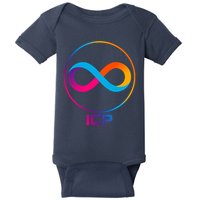 Internet Computer Cryptocurrency Logo Baby Bodysuit