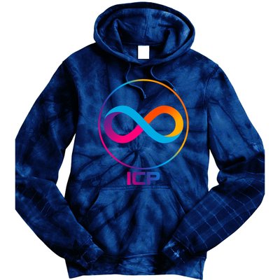 Internet Computer Cryptocurrency Logo Tie Dye Hoodie