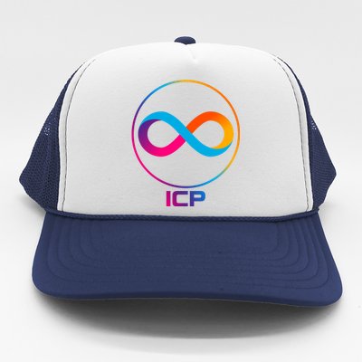 Internet Computer Cryptocurrency Logo Trucker Hat