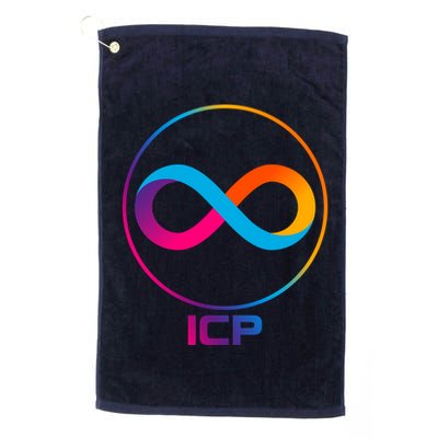 Internet Computer Cryptocurrency Logo Golf Towel