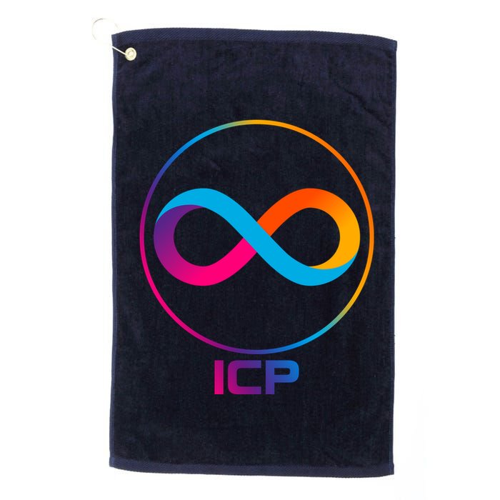 Internet Computer Cryptocurrency Logo Golf Towel