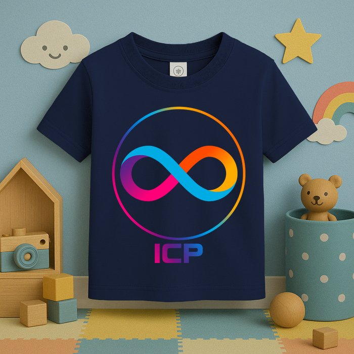 Internet Computer Cryptocurrency Logo Toddler T-Shirt