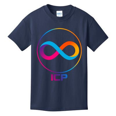Internet Computer Cryptocurrency Logo Kids T-Shirt