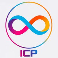 Internet Computer Cryptocurrency Logo Garment-Dyed Sweatshirt