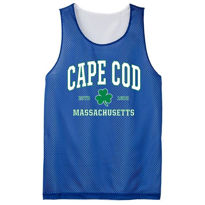 Irish Cape Cod Cute Gift St Patricks Day Gift Mass Usa Mesh Reversible Basketball Jersey Tank