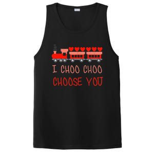 I Choo Choo Choose You Train Valentines Day Boys PosiCharge Competitor Tank