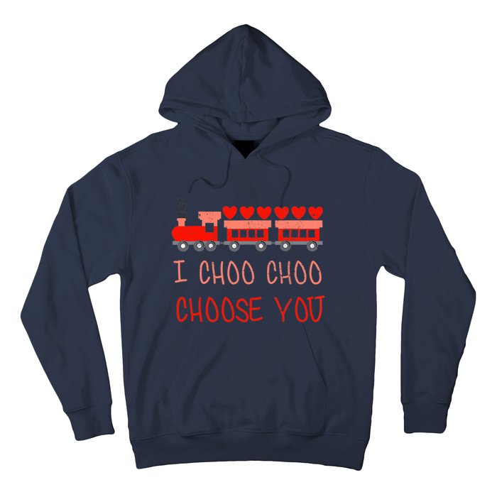 I Choo Choo Choose You Train Valentines Day Boys Hoodie