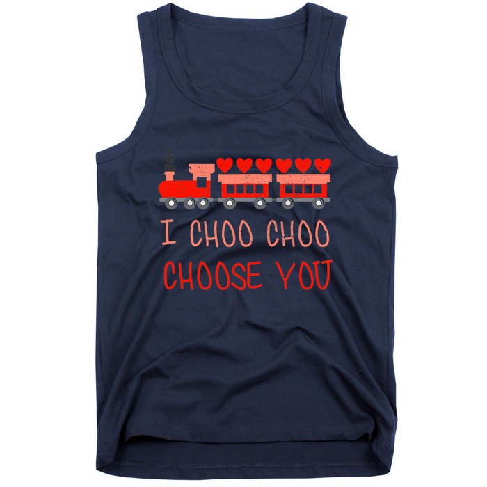 I Choo Choo Choose You Train Valentines Day Boys Tank Top