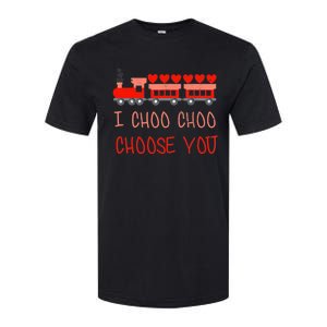 I Choo Choo Choose You Train Valentines Day Boys Softstyle CVC T-Shirt