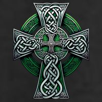 Irish Celtic Cross Knot Christian Holy Trinity Scottish Celt Cool Comfort Performance Bucket Hat