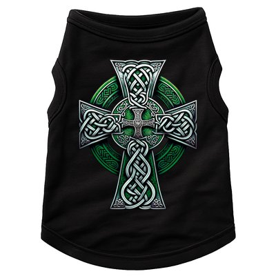 Irish Celtic Cross Knot Christian Holy Trinity Scottish Celt Doggie Tank