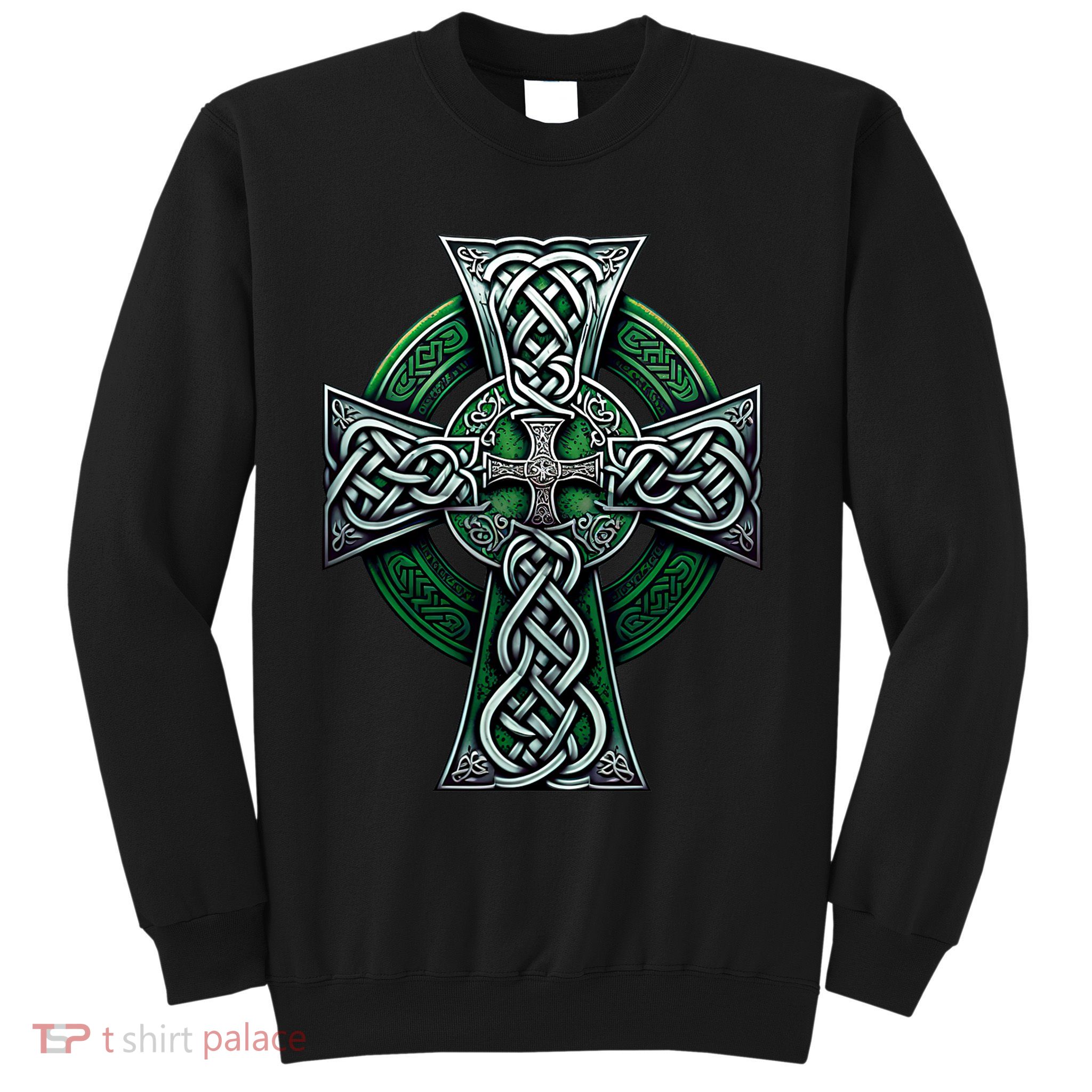 Irish Celtic Cross Knot Christian Holy Trinity Scottish Celt Sweatshirt