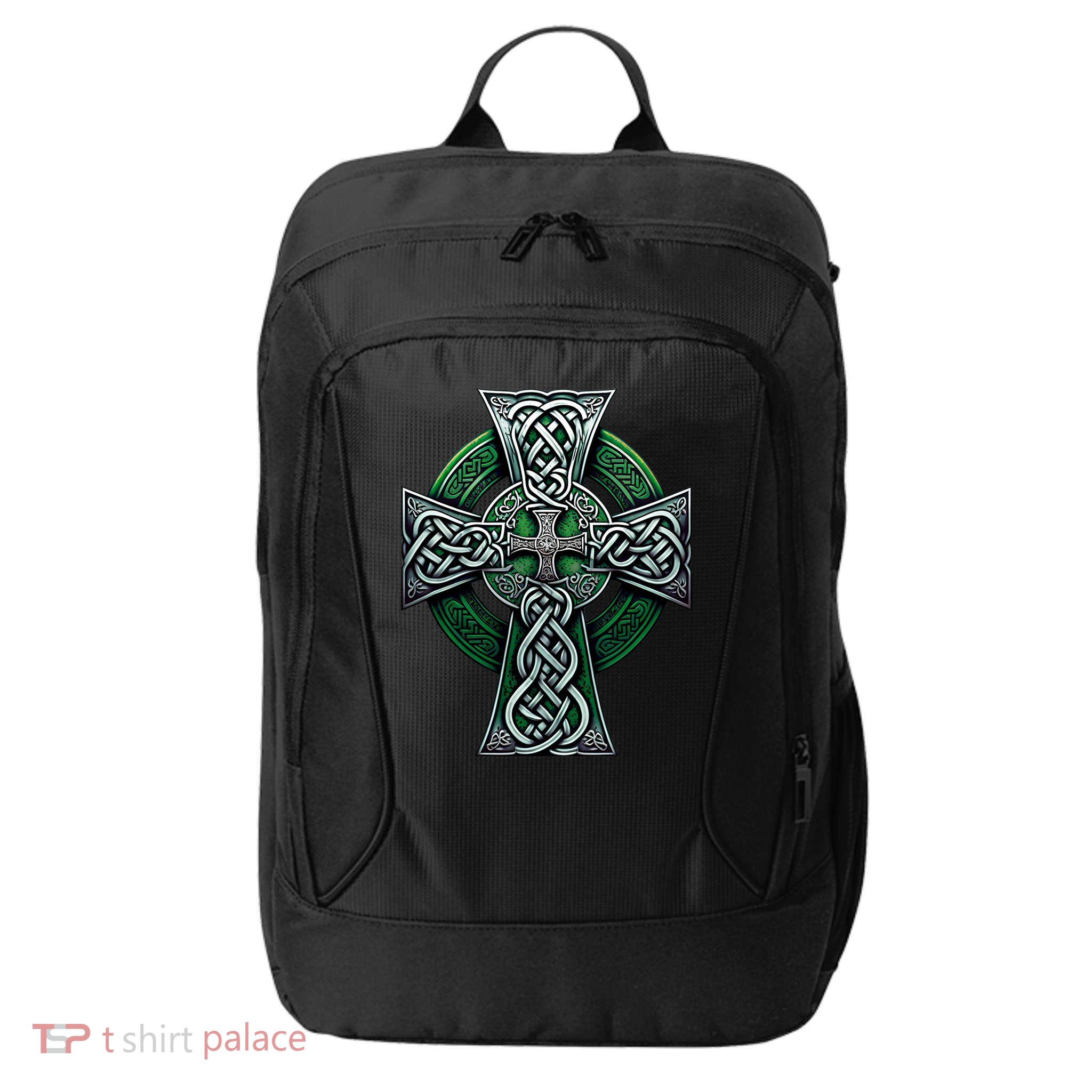 Irish Celtic Cross Knot Christian Holy Trinity Scottish Celt City Backpack
