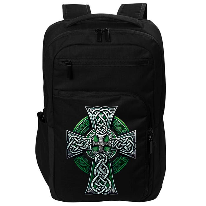 Irish Celtic Cross Knot Christian Holy Trinity Scottish Celt Impact Tech Backpack