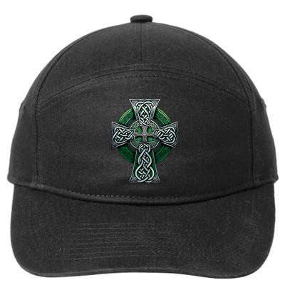 Irish Celtic Cross Knot Christian Holy Trinity Scottish Celt 7-Panel Snapback Hat