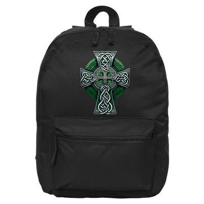 Irish Celtic Cross Knot Christian Holy Trinity Scottish Celt 16 in Basic Backpack