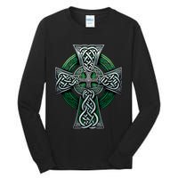 Irish Celtic Cross Knot Christian Holy Trinity Scottish Celt Tall Long Sleeve T-Shirt